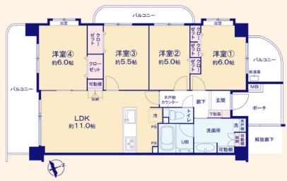 間取り：313004768649