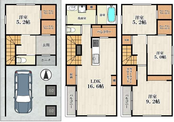 間取り：327001669362