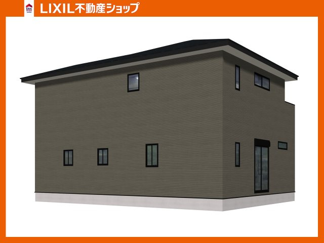 完成予想図です。全洋室、パントリー、W.I.C付。収納豊富なお家です。　