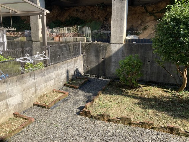 お庭の付いた物件です