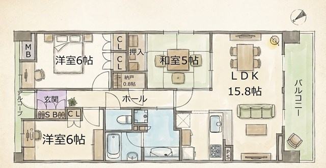 間取り：328000684821