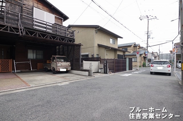 別角度からの前面道路です！