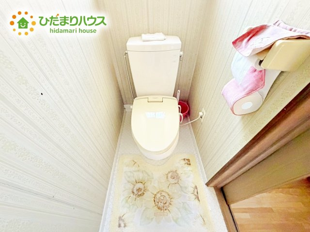 節水できるトイレで、少ないお水でもしっかりと洗浄してくれます！