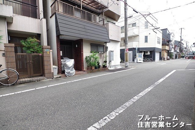 前面道路です！