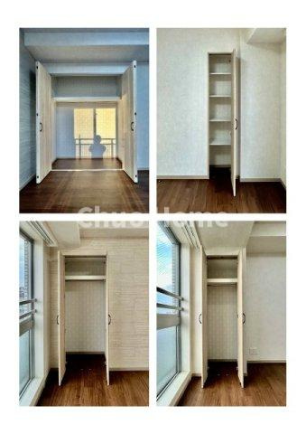 居室にはクローゼットを完備し、自由度の高い家具の配置が叶うシンプルな空間です。お子様の成長と必要になる子供部屋を与えるにはぴったりの間取りですね。