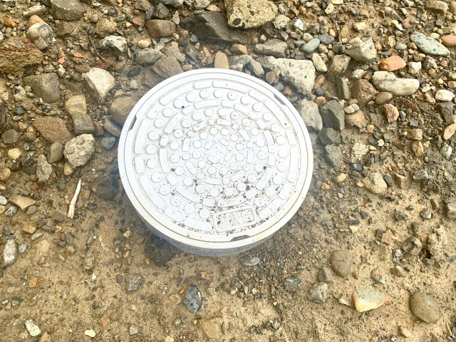 汚水用マンホールです