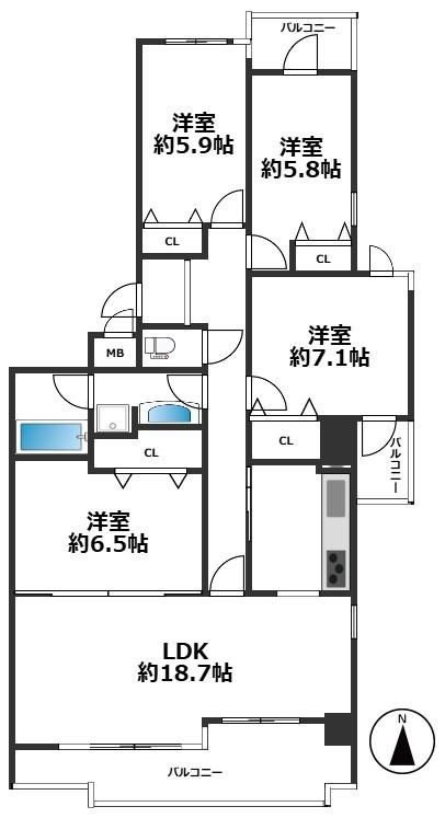 間取り：328000675095