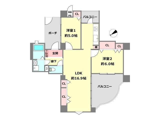 間取り：328000632042