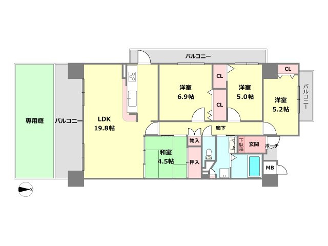 間取り：328000634135