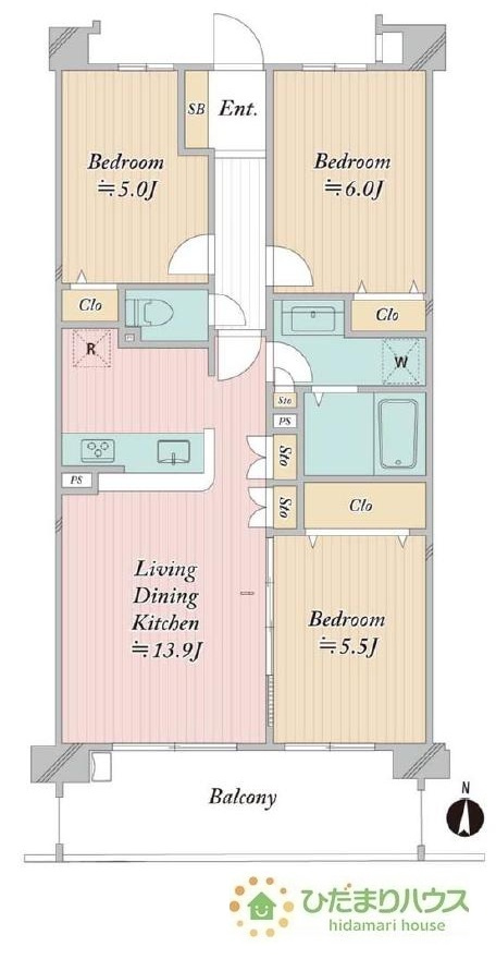 間取り：308000175763