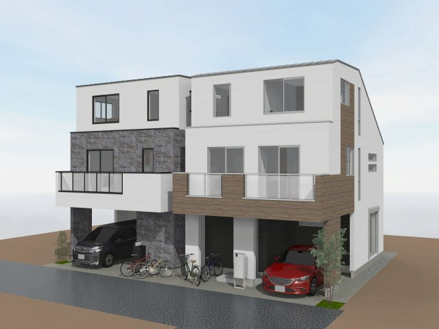 LDK25.0帖+主寝室9.0帖+車庫+書斎付4LDKプラン(建物面積136.39平米、建物価格4480万円)