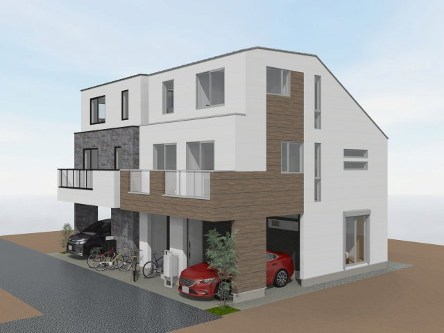 LDK25.0帖+主寝室9.0帖+車庫+書斎付4LDKプラン(建物面積136.39平米、建物価格4480万円)