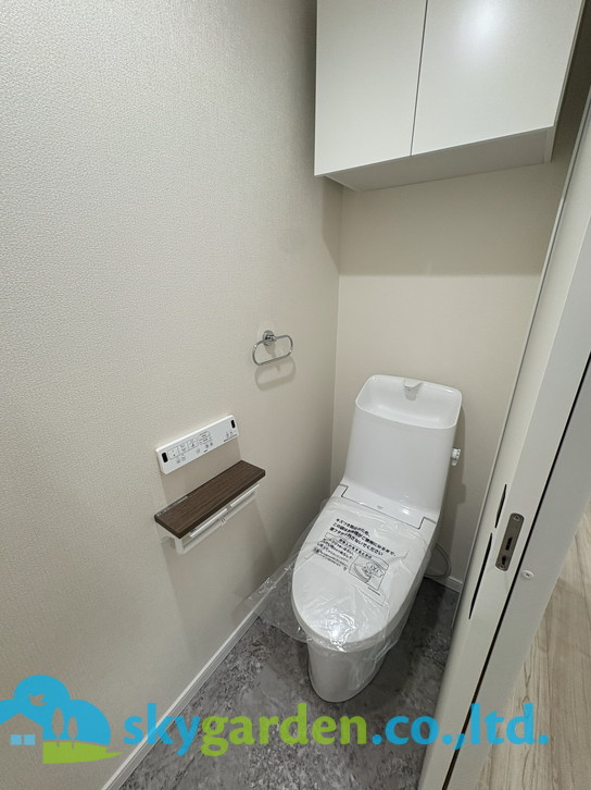 ゆったりとした空間のトイレです