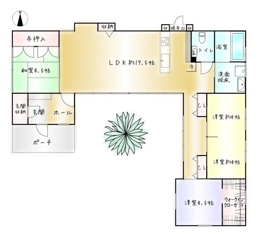間取り：346000042090