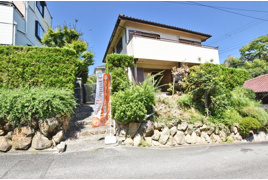 西宮市岡田山建築条件無し売土地の外観