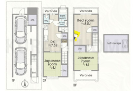 長岡京市天神5丁目　中古戸建の間取り