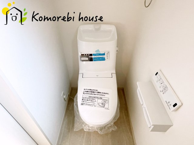 ゆったりとした空間のトイレです