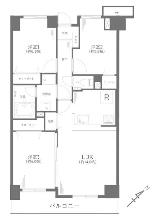 間取り：314002765257