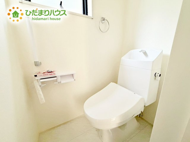 1・2階にトイレあるため、同時に利用でき混雑を避けられますね