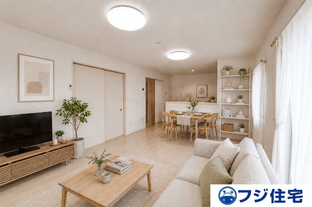 ※バーチャルステージング画像（AI合成）です。合成された家具等は販売価格に含まれません。