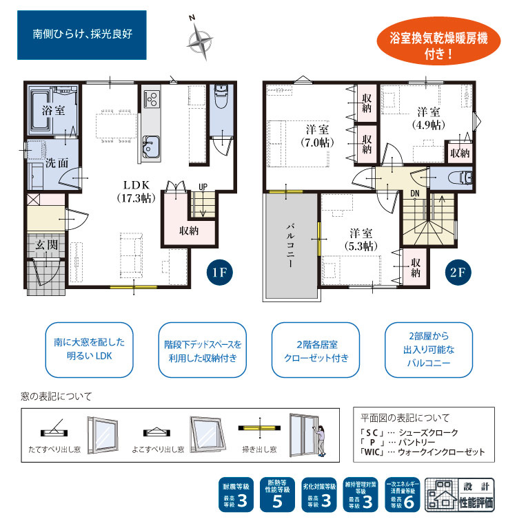 効率的かつ暮らしのことをしっかり考えた間取りです