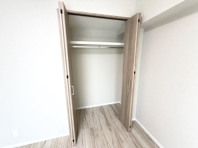 各居室に収納がついており、家族で使い分けしやすくなっています。　