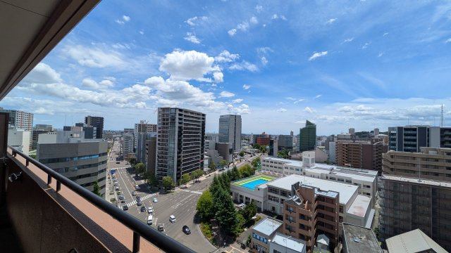 14階からの五橋の眺望が素敵です　