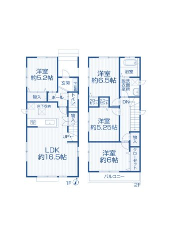 間取り図　※図面と現況が異なる場合には現況優先とします。