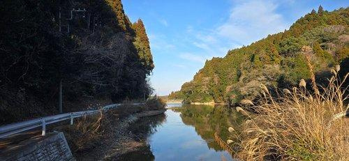 すぐそばにある水場（堰）