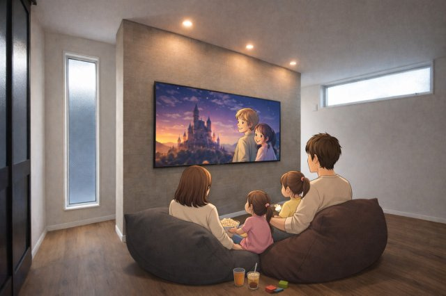 施工例　TV壁