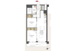 マンション第八松戸の間取り