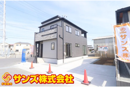 郡山市芳賀３丁目　　　１号棟　　　芳賀小学校、郡山第４中学区の外観