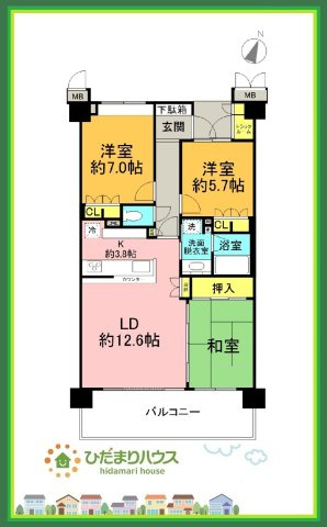 間取り：308000185584