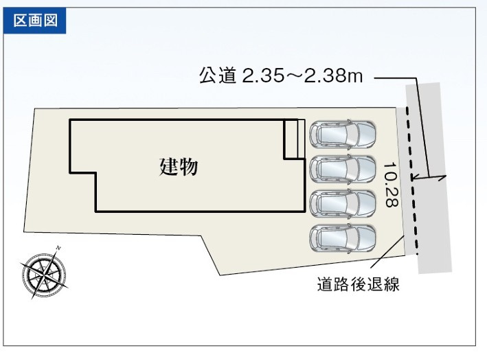 区画図です