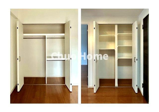 居室にはクローゼットを完備し、自由度の高い家具の配置が叶うシンプルな空間です。お子様の成長と必要になる子供部屋を与えるにはぴったりの間取りですね。