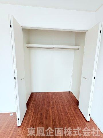 2階子供部屋収納。おもちゃや衣服もすっきり片付きます。