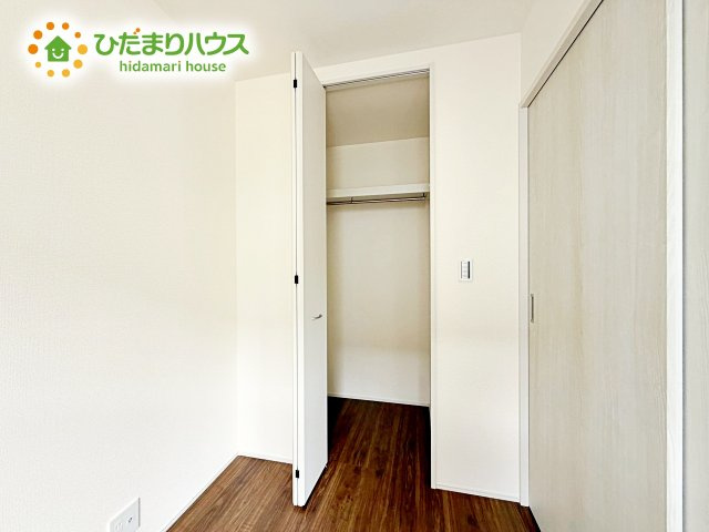 クローゼットタイプの収納は荷物がどこにあるかすぐに見つかります！