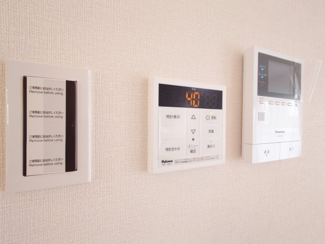 【防犯】TVモニター付きインターホン、防犯にも安心です♪