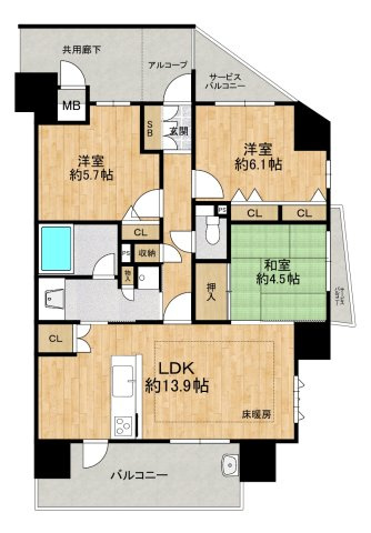 間取り：327002684586