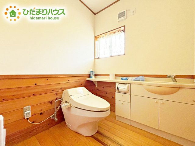 節水できるトイレで、少ないお水でもしっかりと洗浄してくれます！