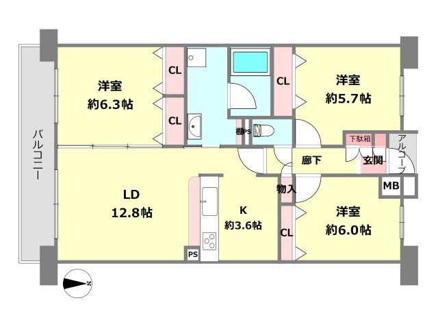 間取り：328000668376