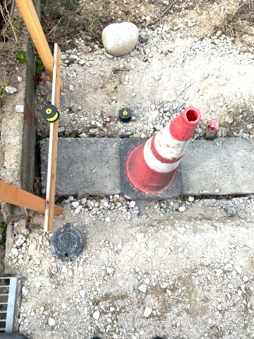 【清須市下河原下之切　土地の前面道路含む現地写真】