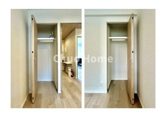 居室にはクローゼットを完備し、自由度の高い家具の配置が叶うシンプルな空間です。お子様の成長と必要になる子供部屋を与えるにはぴったりの間取りですね。