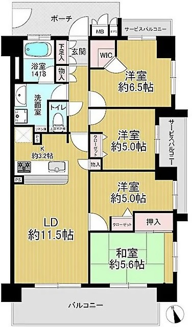 間取り：308000174487