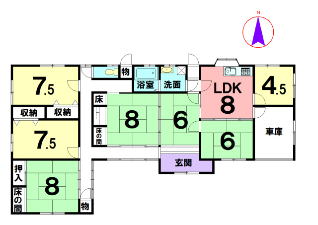間取り：328000624635