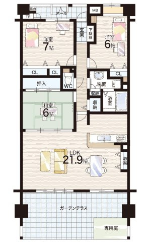 間取り：328000622093