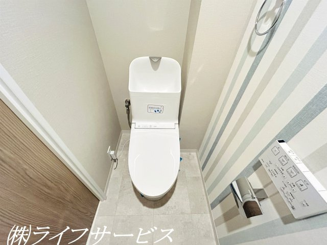 温水洗浄便座付トイレ