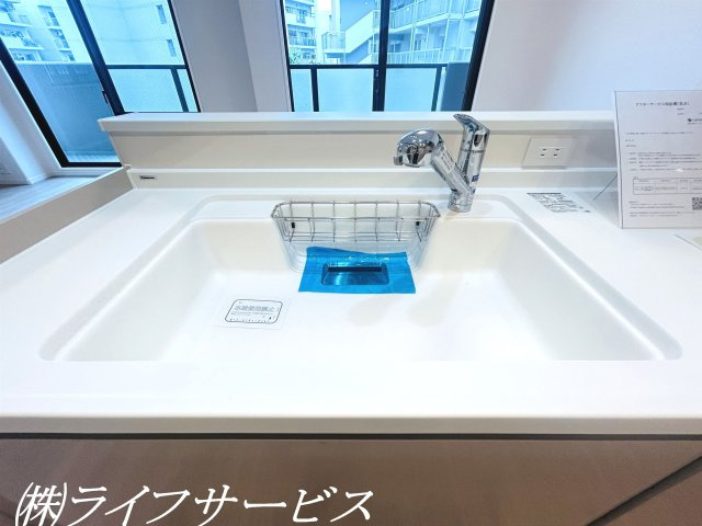 キッチンシンク／浄水器付水栓搭載