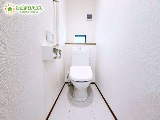1・2階にトイレあるため、同時に利用でき混雑を避けられますね