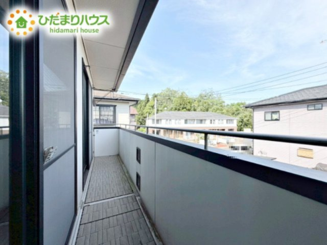 日当たり良好なバルコニー